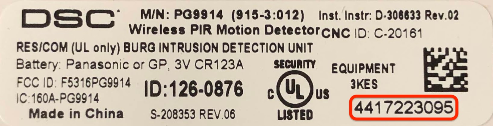 Universal Battery Date Code Chart